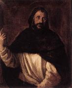 TIZIANO Vecellio St Dominic  st oil on canvas